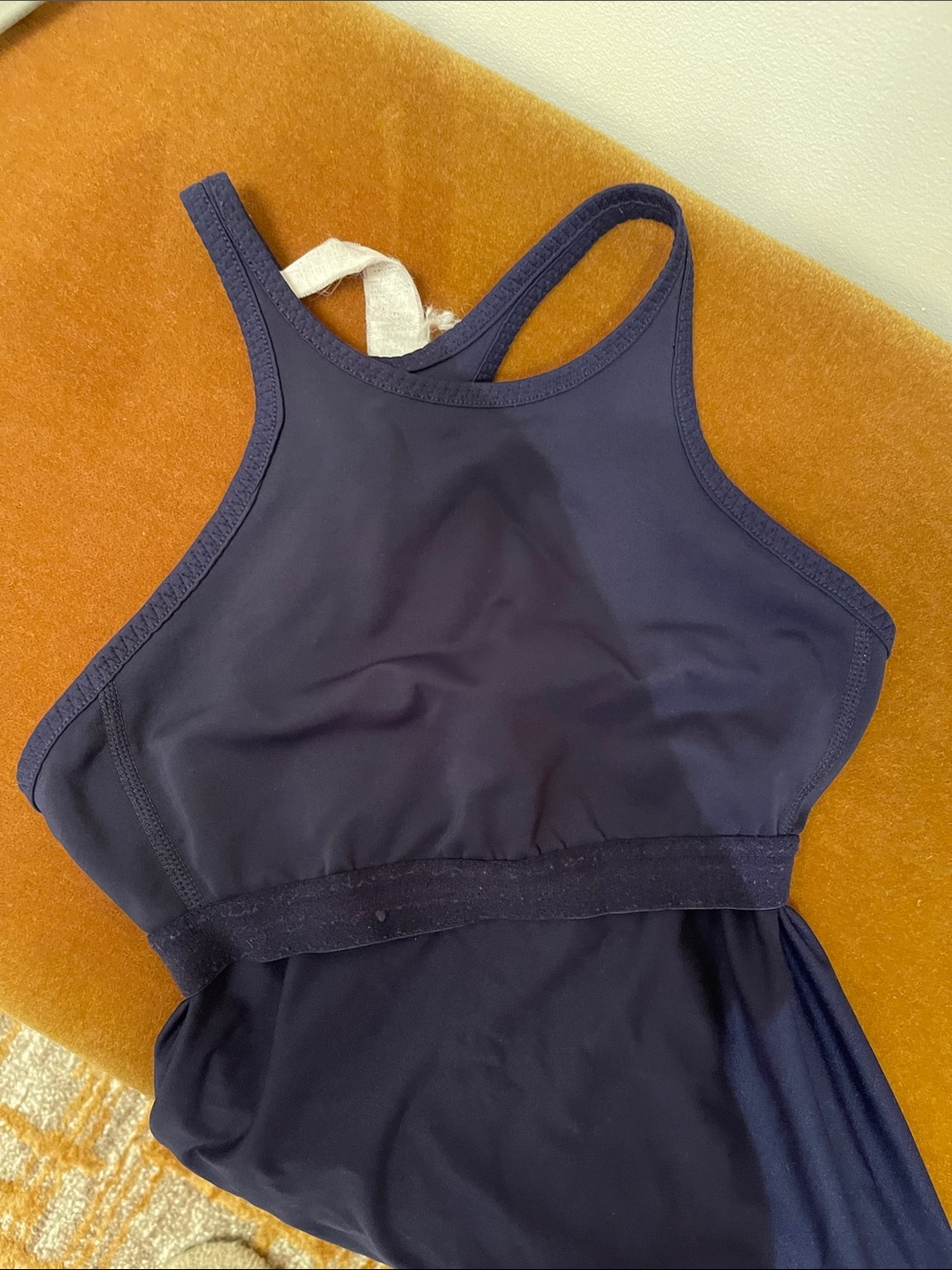 New Balance Dark Navy Racerback Performance Tank - Picture 6 of 6